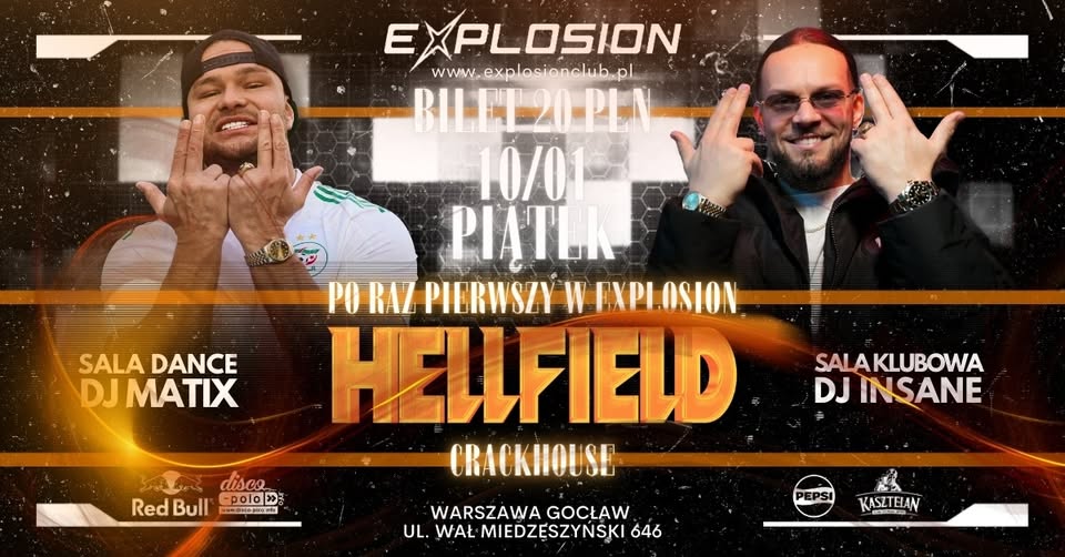 Koncert HELLFIELD CRACKHOUSE - DJ Matix & DJ Insane