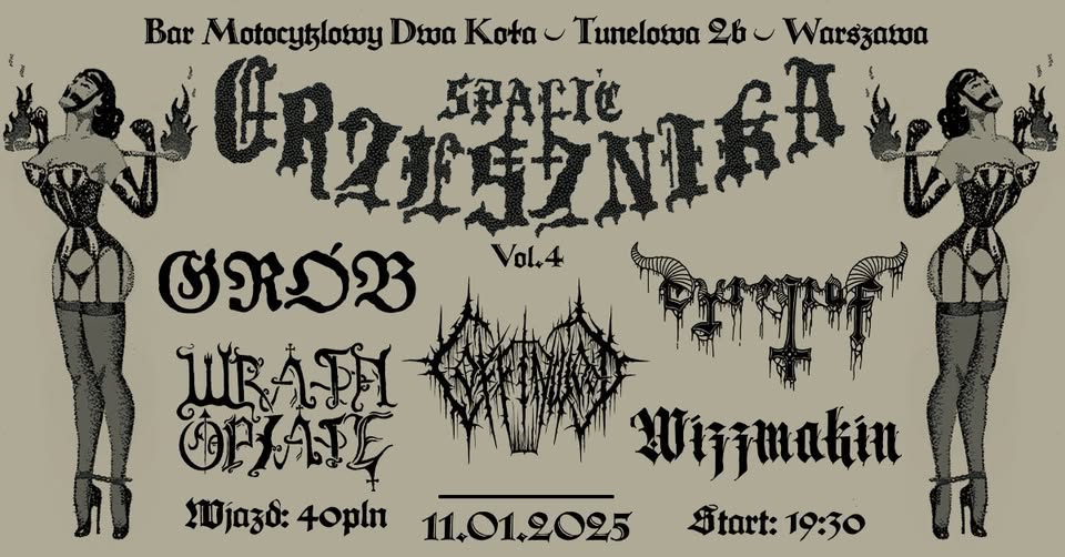 Spalić Grzesznika Vol.4 Grób/Wrath Opiate/Coffinwood /Cyrograf/Wizzmakin