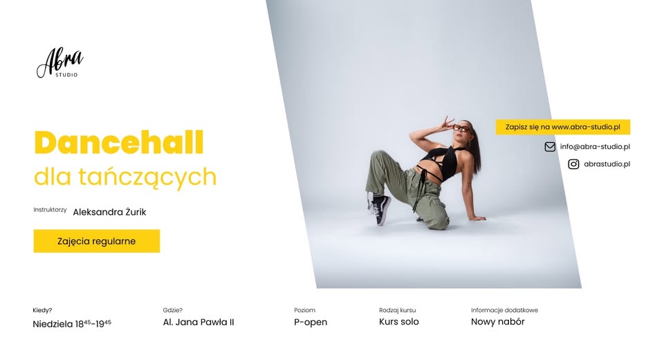 Dancehall z Olą Żurik nabór na poziom P-open