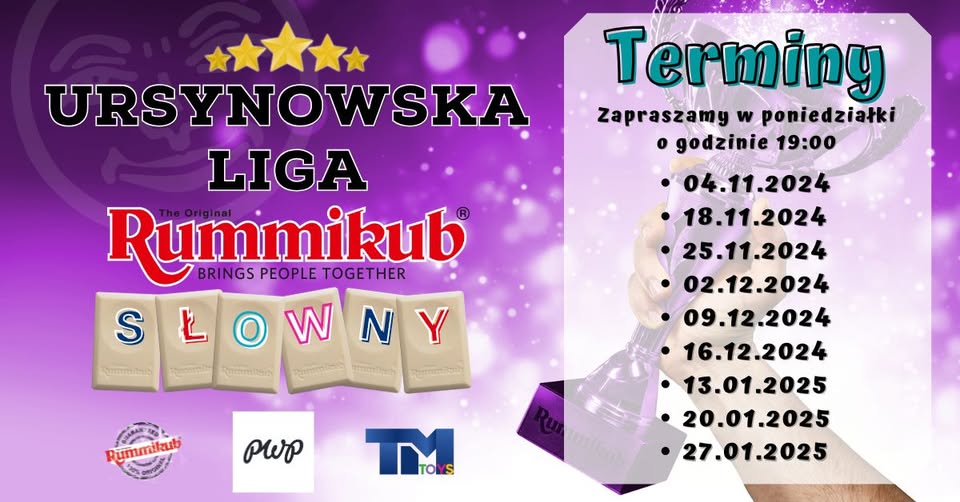 Ursynowska Liga w Rummikub Słowny - sezon I