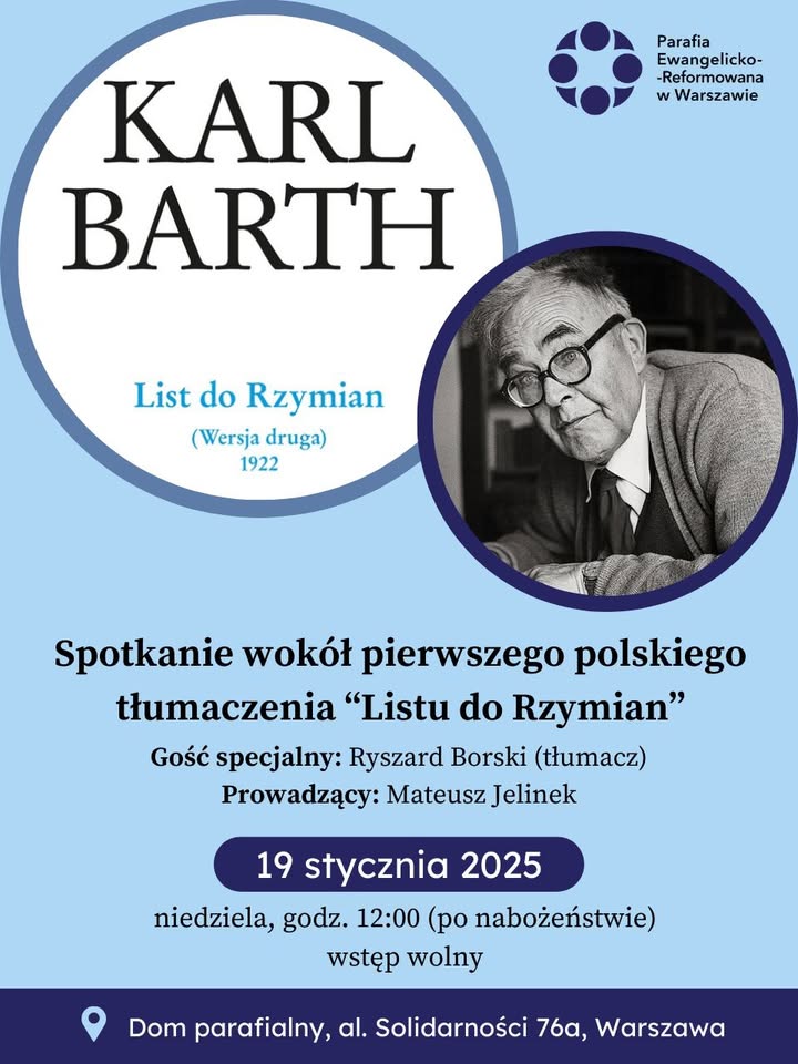 Wokół pierwszego polskiego tłumaczenia “Listu do Rzymian” Karla Bartha