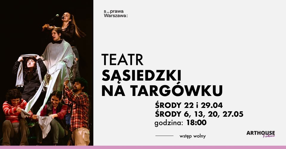 Tętniący życiem wieczorny plenerowy festiwal muzyczny z oświetloną sceną, kolorowymi reflektorami i wiwatującą publicznością pod girlandami świateł, energetyczna atmosfera koncertu na żywo