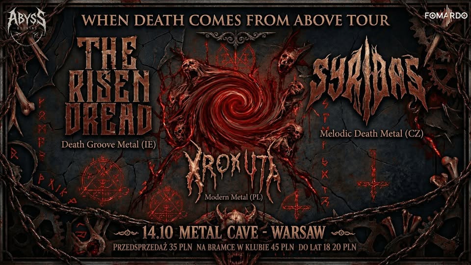 The Risen Dread & Syridas | When Death Comes From Above Tour | Warszawa