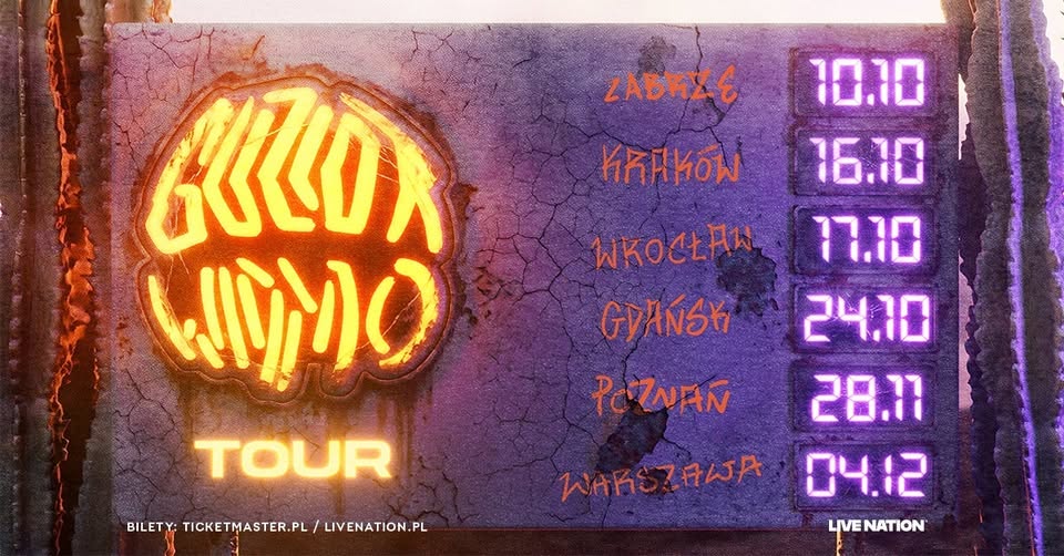 GUZIOR – WIDMO TOUR – Official Event, 4.12.2026, Progresja, Warszawa